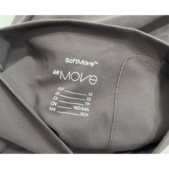 H&M SoftMove Sports Leggings in Dark Brown - Picture 5 of 5